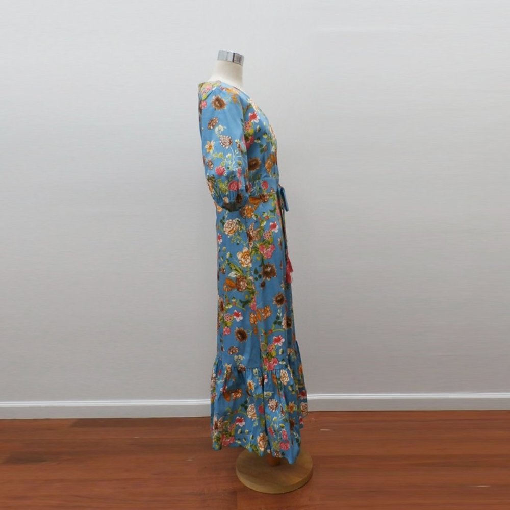 Floral Print Wrap Dress (Dot & Stripe) - Picture 3 of 7